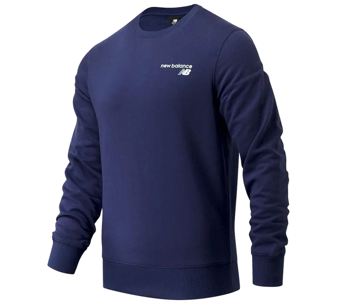 Džemperis vyrams New Balance Classic Core Fleece Crew MT03911PGM, mėlynas kaina ir informacija | Džemperiai vyrams | pigu.lt