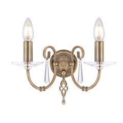 Настенный светильник Elstead Lighting Aegean AG2-AGED-BRASS цена и информация | Настенные светильники | pigu.lt