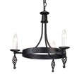 Pakabinamas šviestuvas Elstead Lighting Belfry BY3-BLACK