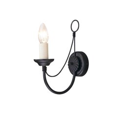 Настенный светильник Elstead Lighting Carisbrooke CB1-BLACK цена и информация | Настенные светильники | pigu.lt