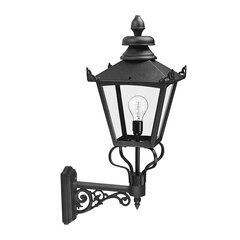 Настенный наружный светильник Elstead Lighting Grampian GB1-BLACK цена и информация | Уличные светильники | pigu.lt