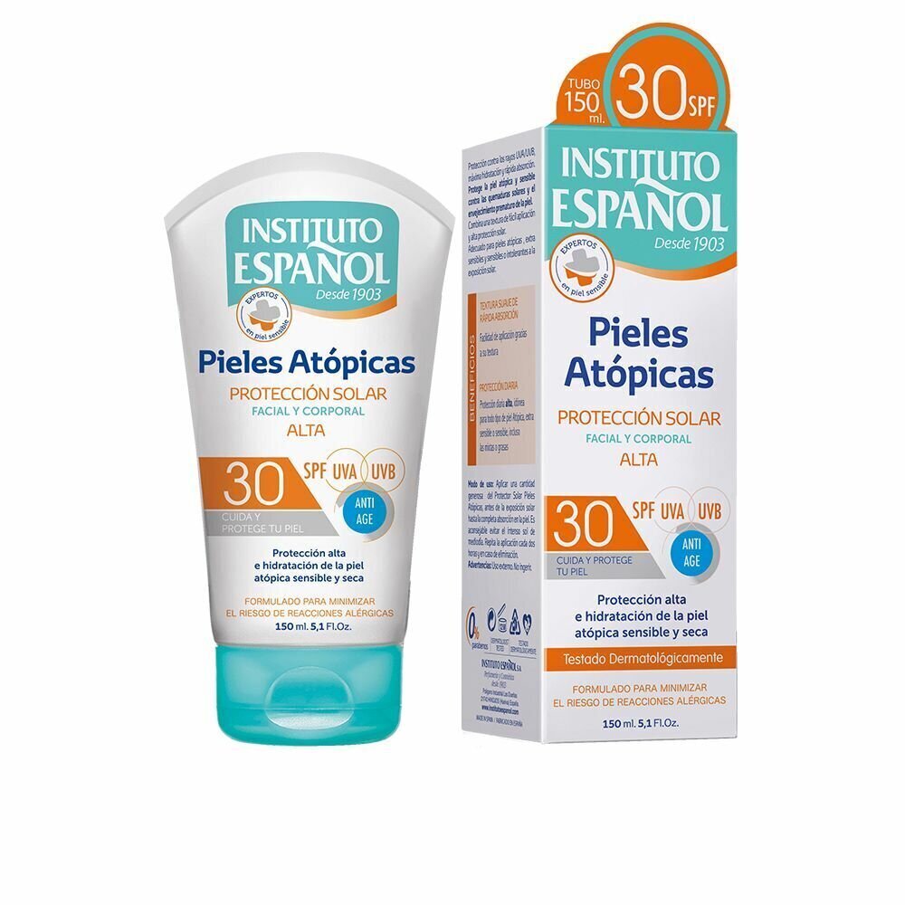 Kremas nuo saulės Instituto Español SPF 30, 150 ml kaina ir informacija | Kremai nuo saulės | pigu.lt