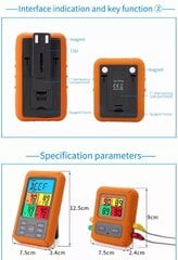 Беспроводной сенсорный термометр для барбекю с 4 щупами цена и информация | Аксессуары для гриля и барбекю | pigu.lt