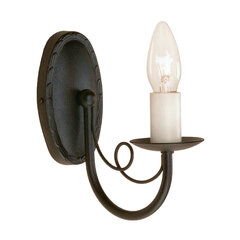 Настенный светильник Elstead Lighting Minster MN1-BLACK цена и информация | Настенные светильники | pigu.lt