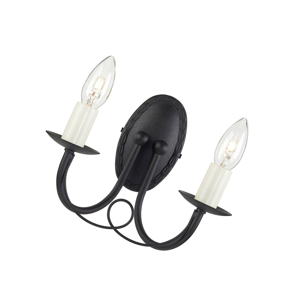 Sieninis šviestuvas Elstead Lighting Minster MN2-BLACK kaina ir informacija | Sieniniai šviestuvai | pigu.lt