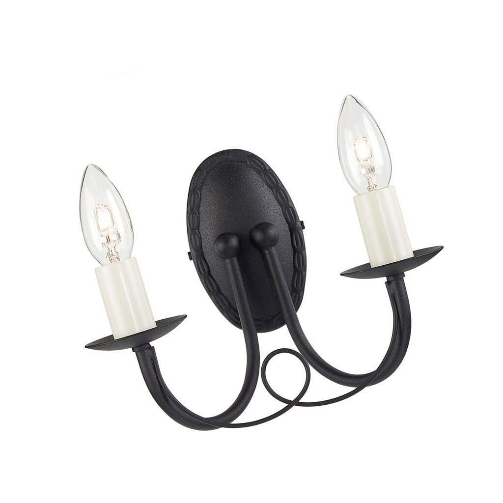 Sieninis šviestuvas Elstead Lighting Minster MN2-BLACK kaina ir informacija | Sieniniai šviestuvai | pigu.lt