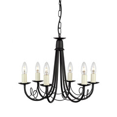 Подвесной светильник Elstead Lighting Minster MN6-BLACK цена и информация | Люстры | pigu.lt