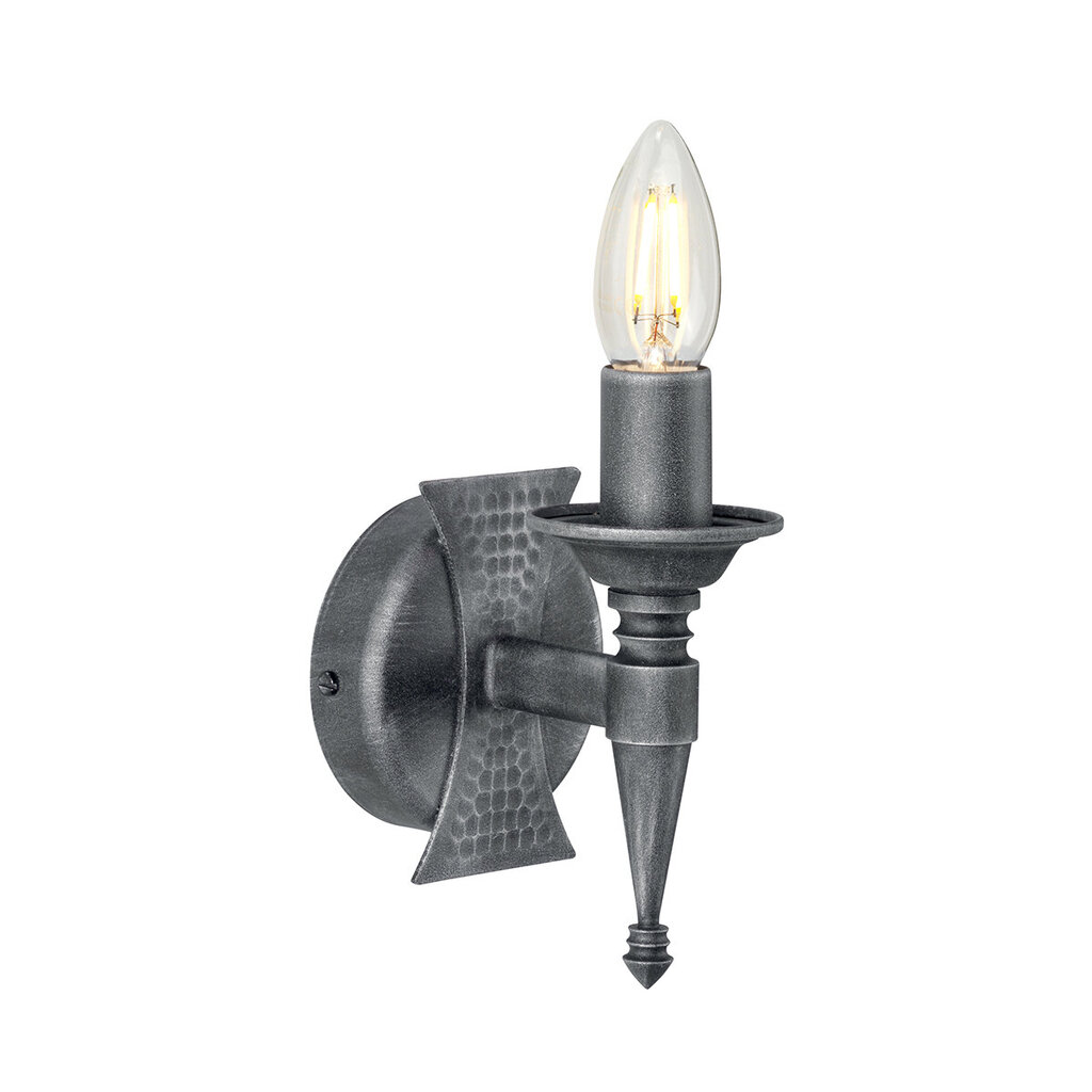 Sieninis šviestuvas Elstead Lighting Saxon SAX1-BLK-SIL цена и информация | Sieniniai šviestuvai | pigu.lt