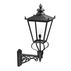 Настенный наружный светильник Elstead Lighting Wilmslow WSLB1-BLACK цена и информация | Уличные светильники | pigu.lt