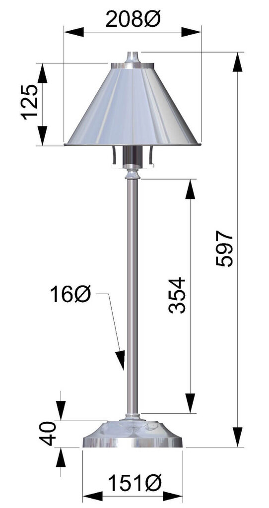 Stalinis šviestuvas Elstead Lighting Provence PV-SL-OB цена и информация | Staliniai šviestuvai | pigu.lt