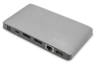 Digitus Universal Docking Station USB 3.0 цена и информация | Адаптеры, USB-разветвители | pigu.lt