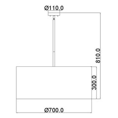 Подвесной светильник Elstead Lighting Balance BALANCE-PXL-BRPB цена и информация | Люстры | pigu.lt