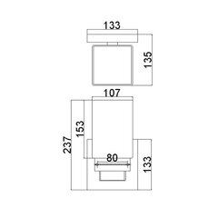 Настенный светильник для ванной комнаты Elstead Lighting Maddison FE-MADDISON1BATH цена и информация | Настенные светильники | pigu.lt