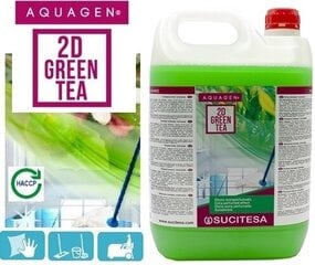 Grindų ploviklis Aquagen 2D Green TEA, 5 l kaina ir informacija | Valikliai | pigu.lt