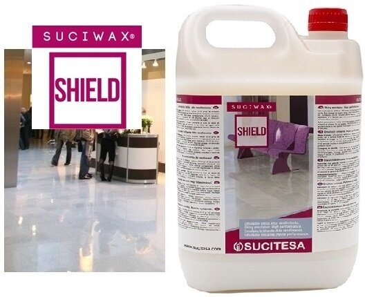 Universali blizgi emulsija grindims Suciwax Shield, 5 l kaina ir informacija | Valikliai | pigu.lt