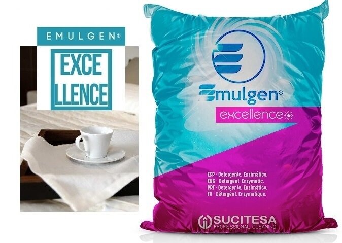 Skalbimo milteliai su enzimais Emulgen Excellence, 20 kg kaina ir informacija | Skalbimo priemonės | pigu.lt