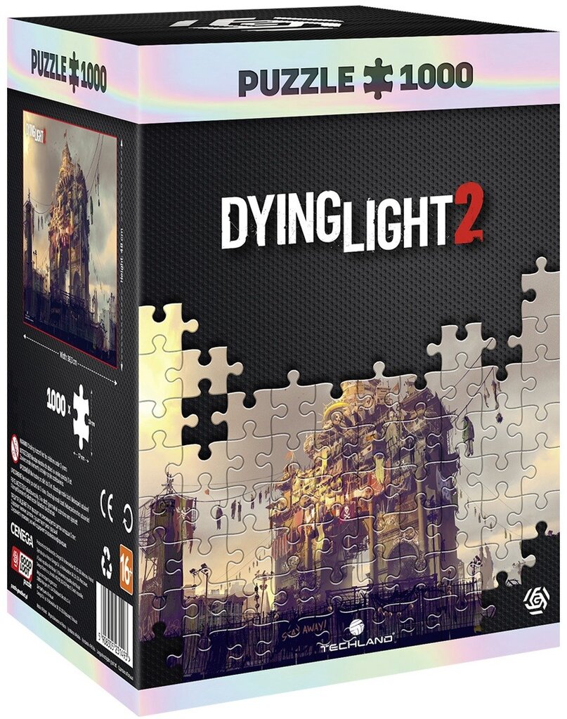Dėlionė Dying Light 2, 1000 dalių kaina ir informacija | Dėlionės (puzzle) | pigu.lt