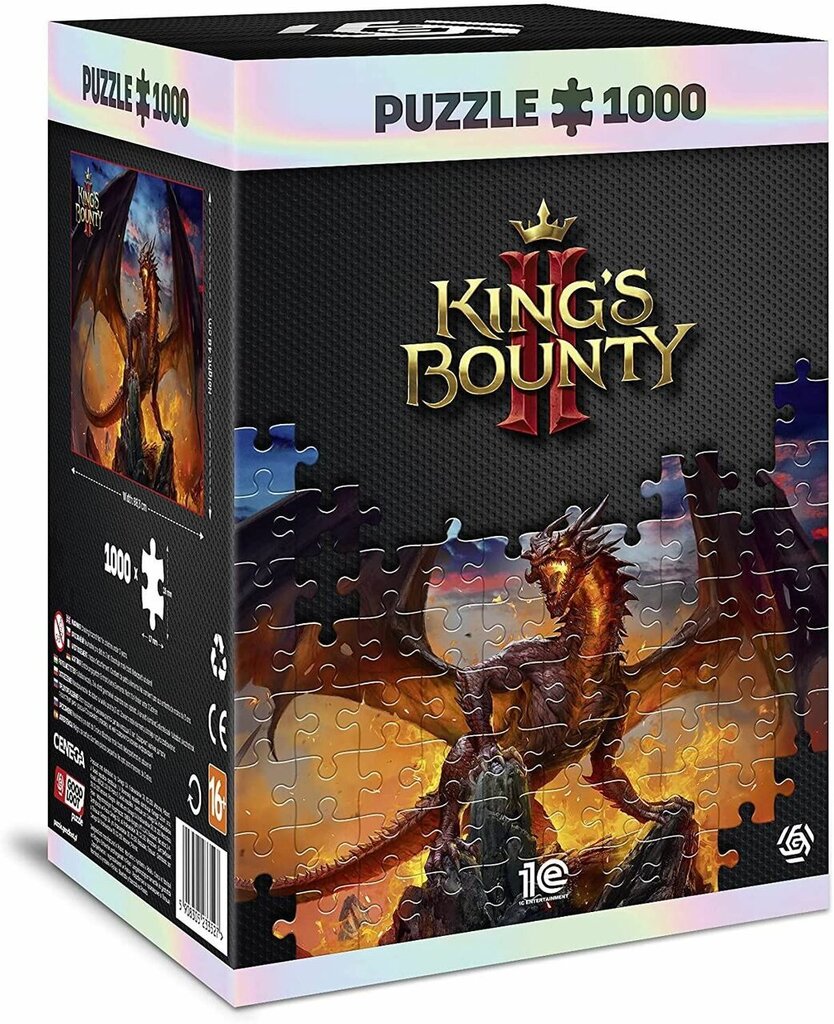 Dėlionė Kings Bounty II: Dragon, 1000 dalių kaina ir informacija | Dėlionės (puzzle) | pigu.lt