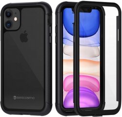 360° rugged shockproof Case, skirtas iPhone 11 Pro Max, skaidrus kaina ir informacija | Telefono dėklai | pigu.lt