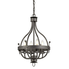 Подвесной светильник Elstead Lighting Windsor graphite WINDSOR4-GR цена и информация | Люстры | pigu.lt