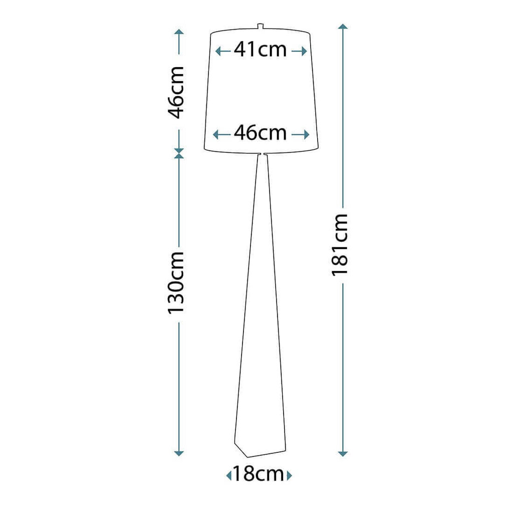 Pastatomas šviestuvas Elstead Lighting Ascent ASCENT-FL-PN цена и информация | Toršerai | pigu.lt