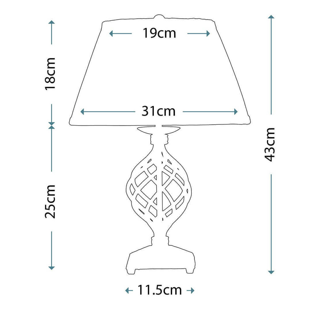 Stalinis šviestuvas Elstead Lighting Belfry BELFRY-TL kaina ir informacija | Staliniai šviestuvai | pigu.lt