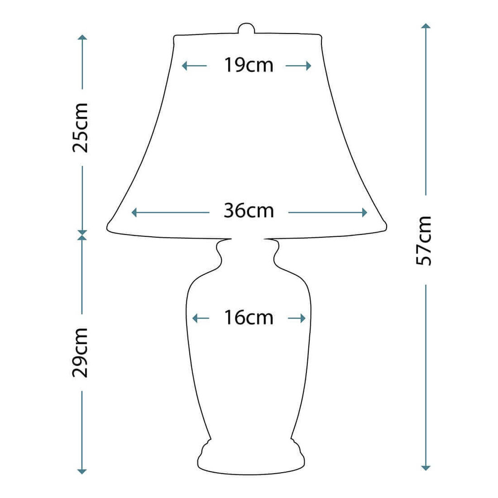 Stalinis šviestuvas Elstead Lighting Blue BLUE-G-JAR-TL kaina ir informacija | Staliniai šviestuvai | pigu.lt