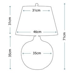 Настольная лампа Elstead Lighting Ottoman OTTOMAN-TL цена и информация | Настольные светильники | pigu.lt