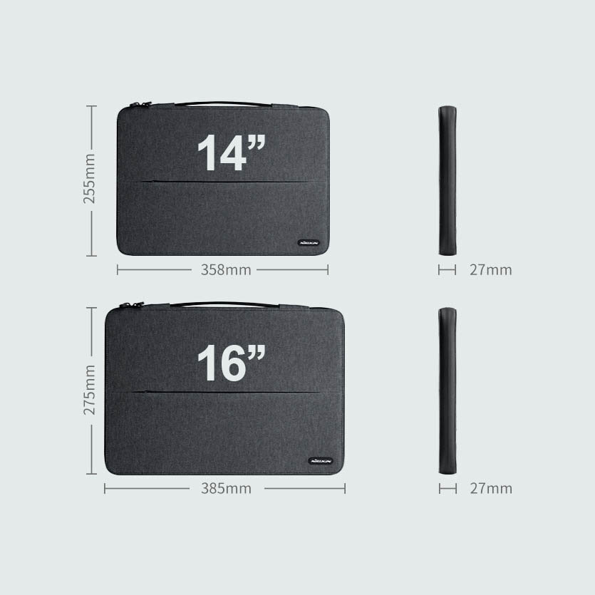 Nillkin 2in1, MacBook 14'', Black kaina ir informacija | Krepšiai, kuprinės, dėklai kompiuteriams | pigu.lt