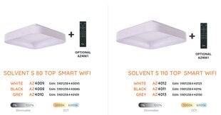 Потолочный светильник Azzardo Solvent SMART wifi AZ4003 цена и информация | Потолочные светильники | pigu.lt