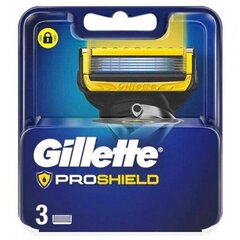 Skutimosi galvutės Gillette fusion5 proshield, 3 vnt цена и информация | Косметика и средства для бритья | pigu.lt