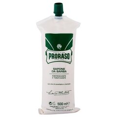 Proraso Green Shaving Cream - Shaving cream 10ml цена и информация | Косметика и средства для бритья | pigu.lt