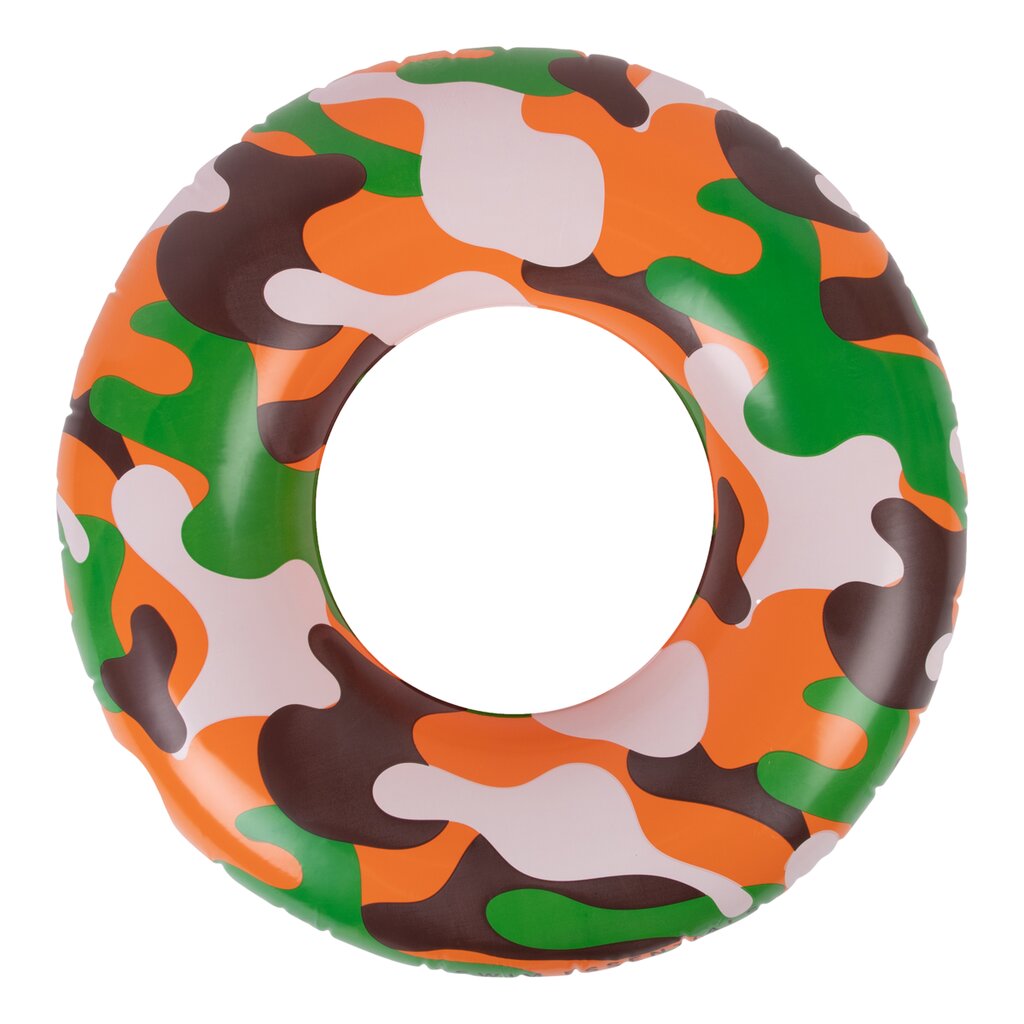 Pripučiamas ratas Swim Essentials Camouflage, 90 cm kaina ir informacija | Pripučiamos ir paplūdimio prekės | pigu.lt