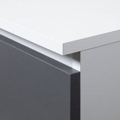 Rašomasis stalas NORE Pin, baltas/pilkas kaina ir informacija | Kompiuteriniai, rašomieji stalai | pigu.lt