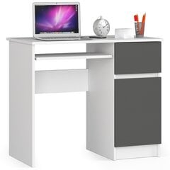 Письменный стол NORE Pixel, правый, серый цвет цена и информация | Компьютерные, письменные столы | pigu.lt