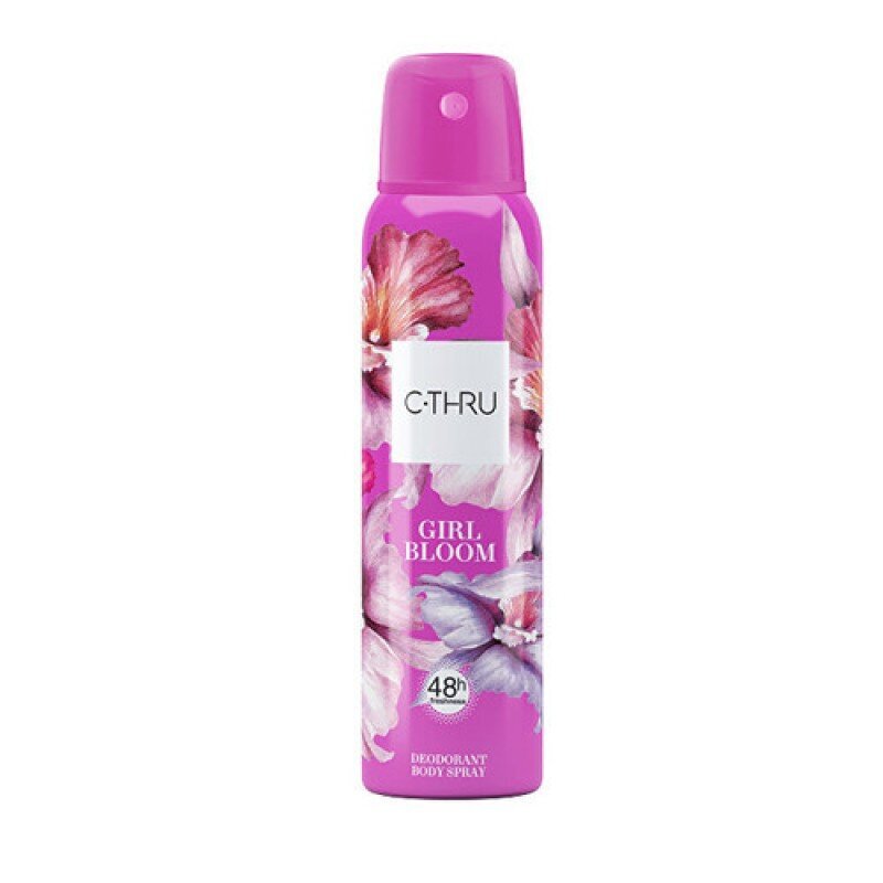 Purškiamas dezodorantas C-THRU Girl Bloom moterims 48h 150ml цена и информация | Parfumuota kosmetika moterims | pigu.lt