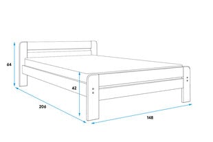 Кровать BMS606 цена и информация | Кровати | pigu.lt