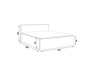 Кровать BMS622 цена и информация | Кровати | pigu.lt