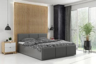 Кровать  BMS634 Серый цена и информация | Кровати | pigu.lt