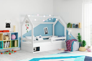 Детская кровать с ящиком для белья BMS410 цена и информация | Детские кровати | pigu.lt
