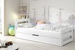 Vaikų lova su pakeliama skalbinių dėže BMS416 kaina ir informacija | Vaikiškos lovos | pigu.lt