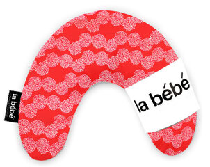 Подкова для сна, кормления малыша La Bebe™ Mimi Nursing Cotton Pillow Art.15743 Red/Pink Dots 19x46 cм цена и информация | Подушки для беременных и кормящих | pigu.lt