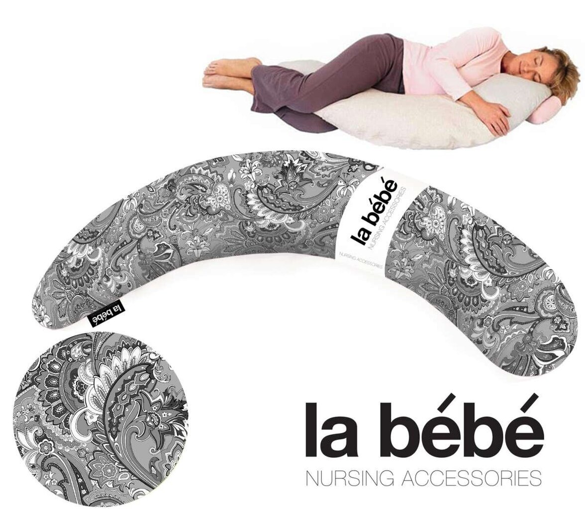 Didelė pagalvė nėščioms moterims su silikono sintepono įdaru La Bebe ™ Moon Art. 2 070 70, 195 cm цена и информация | Maitinimo pagalvės | pigu.lt