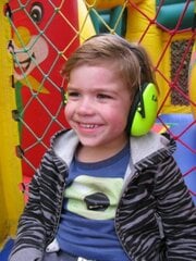 Заглушающие шум наушники для детей Jippie's Art.858515 Black   цена и информация | Аксессуары для детей | pigu.lt