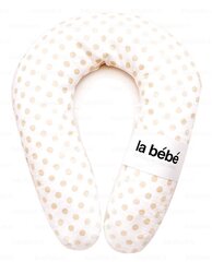 Подковка для сна/кормления малыша La Bebe™ Snug Cotton Nursing Maternity Pillow Eco Dots Art.90957 20x70см цена и информация | Детское постельное бельё | pigu.lt