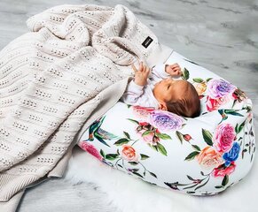 Подковка для сна, кормления малыша La Bebe™ Rich Maternity Pillow Art.102773 Cars Red-White 30x104 cм цена и информация | Детское постельное бельё | pigu.lt