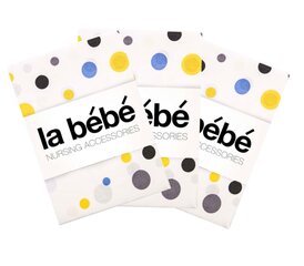 Комплект детских пеленок La Bebe™ Set 75x75(3) Art.111514 Color dots [хлопок] 75x75 см (3 шт.) цена и информация | Подгузники | pigu.lt