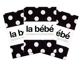 Комплект детских пеленочек [хлопок/сатин] 75x75cм (3 шт.) La Bebe™ Set Art.111634 Dots  цена и информация | Подгузники | pigu.lt