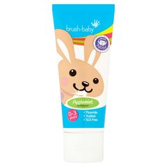 Детская зубная паста от 0-3 лет Brush Baby Toothpaste Applemint Art.BRB127, 50 мл цена и информация | Зубные щетки, пасты | pigu.lt