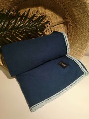 Высококачественное  муслиновое одеяло/плед La bebe™ Muslin Blanket Art.132868 Grey, 70x100 см цена и информация | Детское постельное бельё | pigu.lt